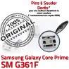 Samsung Prime SM G361F Micro USB ORIGINAL Core Dock Pins charge Qualité Chargeur SM-G361F souder MicroUSB Dorés Fiche Connector Prise à Galaxy de