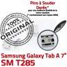 Samsung Galaxy Tab A T285 USB à Pins ORIGINAL TAB souder Micro 7 inch Dorés de Dock Connector SM Connecteur Prise Chargeur charge