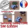 Samsung Core SM-G355H USB Charge SM PORT de Prise Connecteur 2 Chargeur souder Dorés Galaxy ORIGINAL Connector G355H Pins à charge Qualité Micro