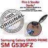 GRAND PRIME SM-G530FZ USB Charge ORIGINAL Connector à SM charge G530FZ Galaxy Micro Samsung Qualité souder de Chargeur Doré Prise Connecteur
