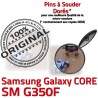 Samsung Core SM-G350F USB Charge Connector Pins Micro Connecteur Prise charge G350F à Plus Galaxy Qualité de Dorés SM Chargeur souder ORIGINAL