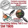 Samsung Galaxy SM-T805 TAB-S Ch Réparation Nappe Dorés OFFICIELLE Contacts Micro Connecteur de S Qualité USB T805 TAB Chargeur ORIGINAL Charge SM