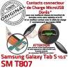 Samsung Galaxy SM-T807 TAB-S Ch Connecteur Micro ORIGINAL Nappe T807 Dorés OFFICIELLE Contacts Charge de TAB Chargeur S SM Qualité USB Réparation