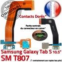 TAB S SM T807 Lecteur de Carte Mémoire SD Connecteur de Charge Micro USB ORIGINAL Samsung Galaxy Nappe PORT Chargeur Qualité