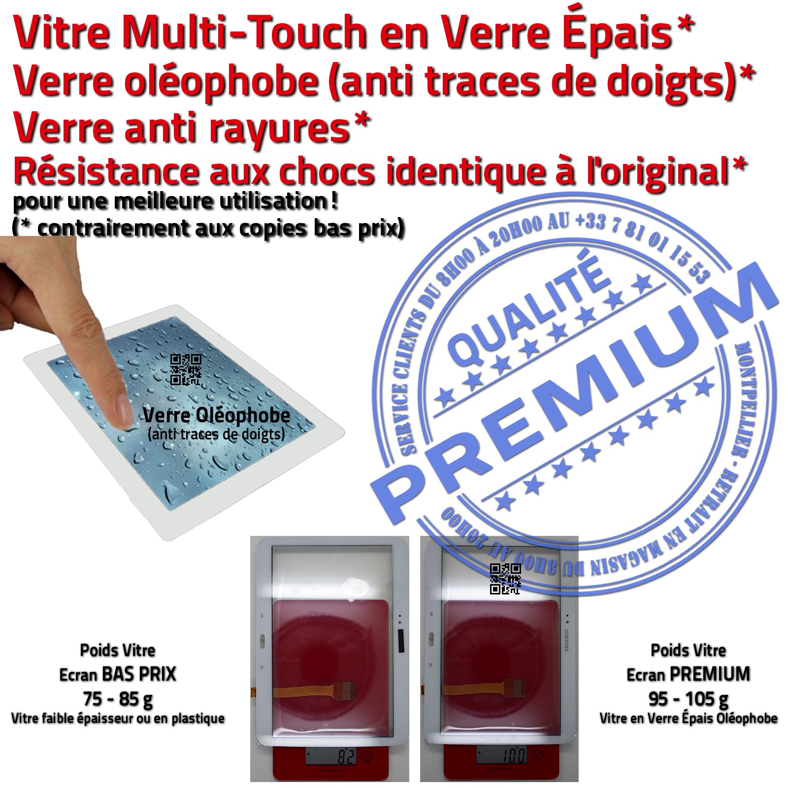 Protection Film Adhésif Prémonté Precollé TAB4 535 SM-T535 Samsung Changer Vitre Tactile Blanche Verre Assemblée PACK Démontage Installation Qualité PREMIUM Réparation Remplacement Tablette TAB 4 Galaxy T535 SM-535 Changement Écran Complet Blanc Installer