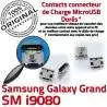 Samsung Galaxy GT-i9080 USB Dorés Connector Fiche ORIGINAL SLOT Qualité Prise MicroUSB à Pins de Dock Chargeur Grand charge souder