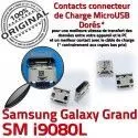 Samsung Galaxy GT-i9080L USB Pins souder ORIGINAL charge à de Dock Prise Fiche MicroUSB Grand Dorés Qualité Connector SLOT Chargeur