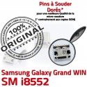 Samsung Galaxy Win i8552 USB de Chargeur Pins Micro souder Dock ORIGINAL Prise GT Dorés Connector charge Connecteur à Qualité