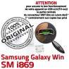 Samsung Galaxy Win i869 USB Prise Qualité à Dock charge GT Connecteur Micro ORIGINAL Chargeur Connector Pins souder Dorés de