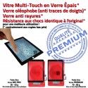 PACK iPad 2018 9.7 inch N Precollé Oléophobe KIT Noire Vitre Bouton Tactile Outil Démontage HOME Nappe Adhésif PREMIUM Verre Réparation Qualité