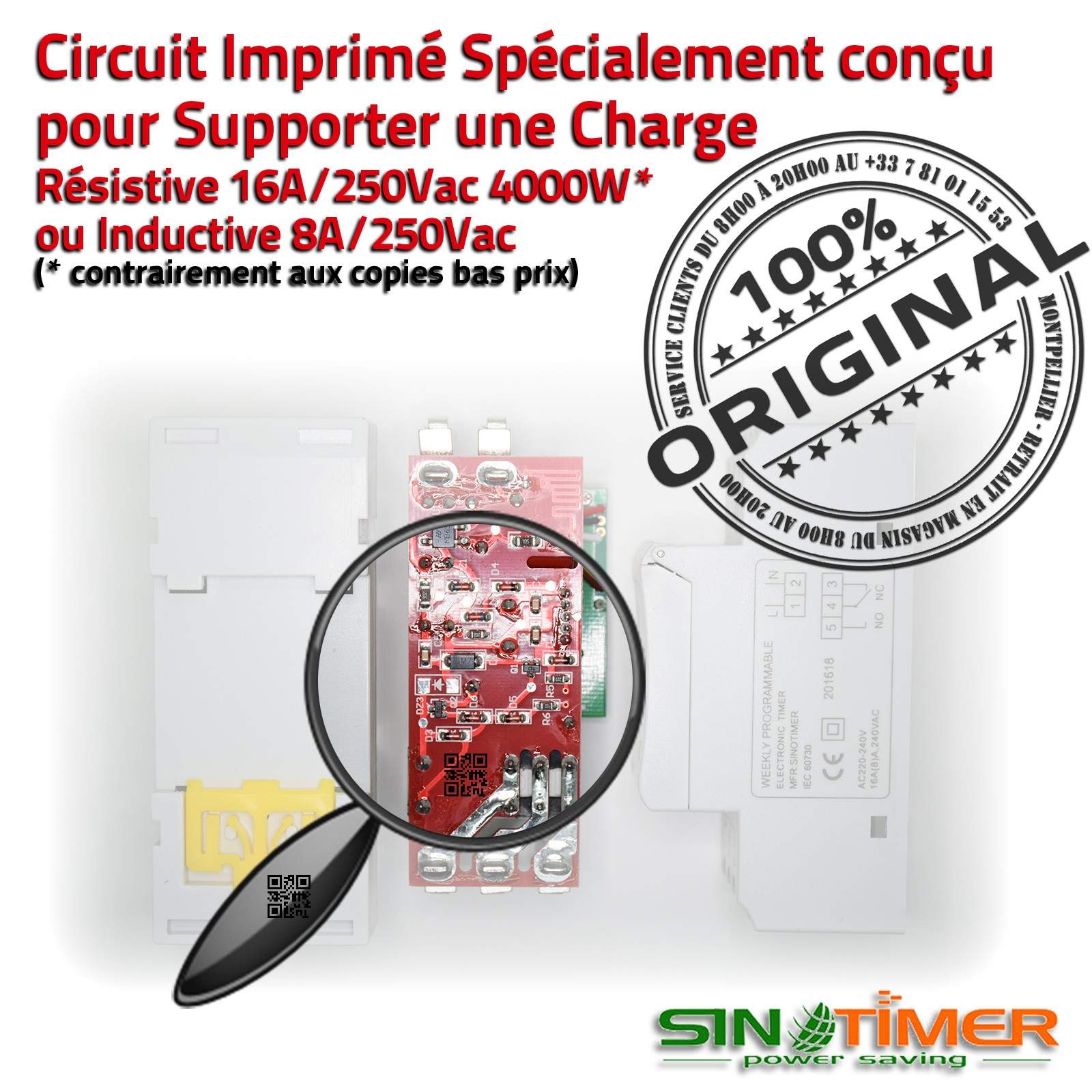 Programmation Automatique Journalière Electronique Minuterie Prises Tableau électrique Rail DIN 16A 4000W 4kW Digital