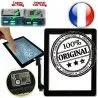 iPad4 Apple A1458 A1459 A1460 P4 Originale Version Tactiles Bouton 4 Multi-Touch en Home Ecrans Adhésif épais iPad Oléophobe plus Verre Vitres Prémontés