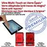 iPad 2019 A2198 Noir Adhésif IC HOME Fixation Qualité Monté Oléophobe Tablette Vitre Verre Tactile Caméra Réparation Ecran Nappe