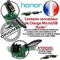 Honor 9X Prise Alimentation Câble Téléphone Antenne PORT USB OFFICIELLE Type-C Chargeur Microphone Nappe Qualité ORIGINAL Charge