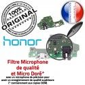 Honor 8X JACK AUDIO Casque Téléphone Audio Micro Antenne OFFICIELLE USB Microphone Chargeur Qualité Câble PORT ORIGINAL Charge Nappe