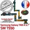 Samsung Galaxy TAB A SM-T550 HP OFFICIELLE Chargeur Connecteur Parleur HOME Charge Bouton SM Haut Réparation ORIGINAL T550 de Nappe Flex