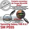 Samsung Galaxy TAB A SM-P555 C MicroUSB Réparation P555 Qualité Contact Nappe Connecteur OFFICIELLE Charge Doré ORIGINAL de Chargeur SM