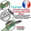 Honor 5A Prise Alimentation Antenne Téléphone ORIGINAL OFFICIELLE Chargeur USB Micro PORT Qualité Microphone Câble Charge Nappe