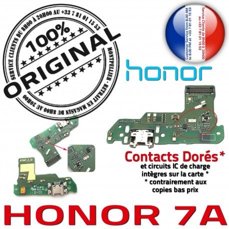 Honor 7A Prise Alimentation Antenne Chargeur Câble Téléphone Type-C ORIGINAL USB Microphone OFFICIELLE Charge PORT Qualité Nappe