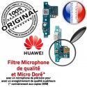 Huawei Y6 2017 Prise Alim Microphone Qualité USB Charge ORIGINAL Alimentation Antenne Câble JACK Téléphone PORT Nappe Micro Chargeur