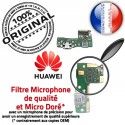 Huawei Y6 PRO 2017 Antenne Microphone Téléphone Qualité Connecteur Prise Charge Nappe Chargeur OFFICIELLE USB RESEAU ORIGINAL