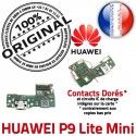 Huawei P9 Lite Mini Antenne RESEAU Microphone Charge ORIGINAL Qualité Connecteur Chargeur OFFICIELLE Téléphone USB Nappe Prise