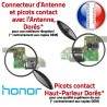 Honor 8 JACK Nappe PORT ORIGINAL Micro Branchement de Câble Chargeur Microphone Charge Qualité USB OFFICIELLE Antenne Type-C