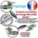 Honor 8 JACK écouteurs ORIGINAL Charge Qualité USB Câble OFFICIELLE Type-C Microphone PORT Antenne Audio Chargeur Nappe Micro