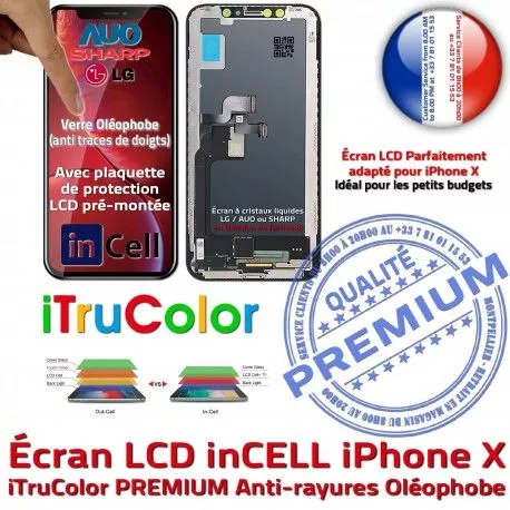 LCD Qualité inCELL iPhone X Réparation HD Retina PREMIUM SmartPhone inch Écran Cristaux Touch 5,8 3D Super iTruColor Liquides Apple