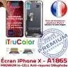 Écran LCD sur Châssis A1865 inCELL Tactile Tone X 5,8 Liquides Apple Vitre Cristaux True PREMIUM iPhone SmartPhone in Retina