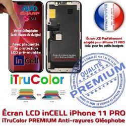 3D Oléophobe in-CELL Cristaux 11 HDR Écran PRO Remplacement Verre SmartPhone Liquides Multi-Touch LCD PREMIUM iPhone Touch Apple inCELL