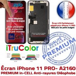 Verre Réparation inCELL 5,8in Tone Écran Vitre PREMIUM HDR Super iPhone Affichage Qualité True Retina A2160 HD Tactile SmartPhone LCD