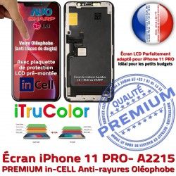 Verre SmartPhone inCELL Oléophobe iTruColor A2215 Multi-Touch Tactile PREMIUM iPhone HDR Affichage Vitre Écran Tone True LCD
