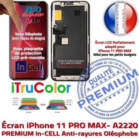 Apple Vitre LCD iPhone A2220 Retina inCELL HD True Cristaux 6,5 Super Tone PREMIUM Liquides pouces SmartPhone Écran Affichage