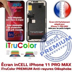 iTruColor Tactile PREMIUM PRO Liquides Multi-Touch Apple MAX LCD iPhone inCELL SmartPhone Écran Remplacement Vitre 3D 11 Verre Cristaux Touch