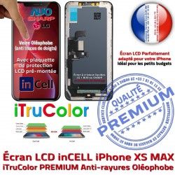 Qualité 3D Réparation inCELL Touch MAX Super i LCD PREMIUM XS iTruColor Verre SmartPhone HDR Retina Apple 6.5 Tactile Écran iPhone HD