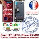 Apple Vitre inCELL iPhone XS MAX Cristaux Super Liquides Réparation LCD PREMIUM iTruColor HD SmartPhone Touch 3D inc Écran 6,5 Retina