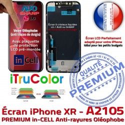 In-CELL Écran HDR Apple Vitre 6.1 True Super SmartPhone Oléophobe Retina in-CELL Changer LCD pouces Tone PREMIUM iPhone Affichage A2105