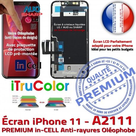Ecran Apple in-CELL iPhone A2111 LCD SmartPhone Verre PREMIUM Super Affichage HD HDR inCELL Tone Qualité Écran Tactile Réparation 6,1 Retina True in