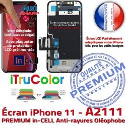 Ecran iPhone Liquides A2111 in-CELL SmartPhone 11 Remplacement iTrueColor Écran Cristaux Apple Touch Verre PREMIUM inCELL LCD Multi-Touch