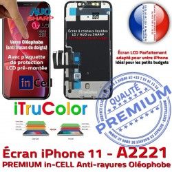 Affichage Super inCELL Apple SmartPhone Liquides LCD in-CELL PREMIUM iPhone True Vitre Tone Retina HD 6,1 3D Écran A2221 Cristaux pouces