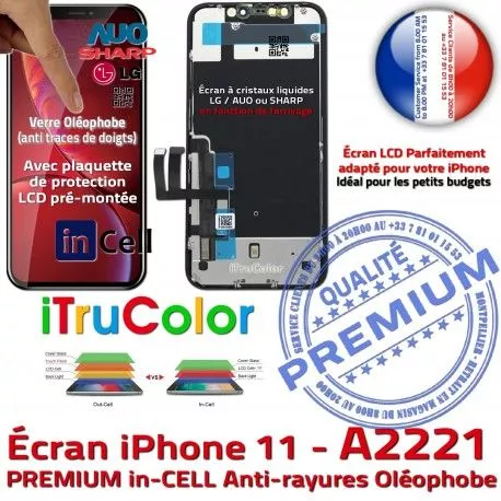 Ecran Apple in-CELL iPhone A2221 in Écran LCD inCELL Retina Verre Réparation HDR 6,1 Tactile HD True SmartPhone Qualité Super Tone Affichage PREMIUM