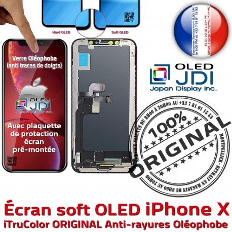 Écran Qualité soft OLED iPhone X Tactile SmartPhone Verre Affichage Multi-Touch ORIGINAL Oléophobe True HDR Tone LG iTruColor