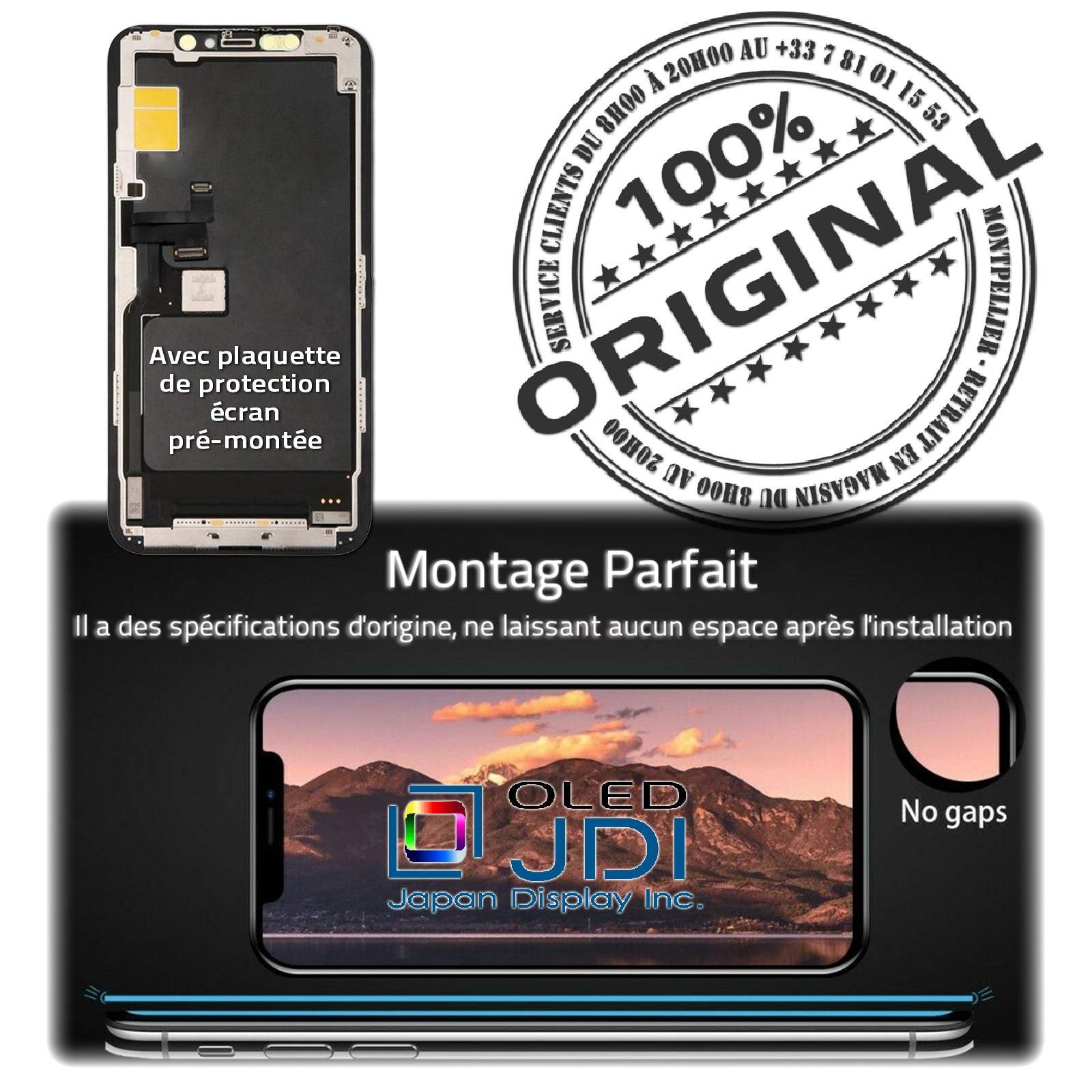 Ecran iPhone 11 Pro Max (OLED original) + Outils