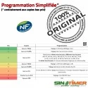 Programmation Chauffage 30A 7kW Automatique DIN Rail Programmateur 7200W Contacteur Jour-Nuit Creuses Hebdomadaire Électronique Heures