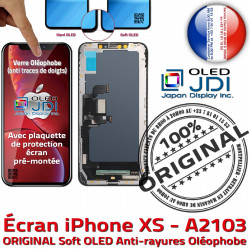 Retina Écran MAX HDR Touch iPhone ORIGINAL Apple XS A2103 OLED soft 6,5 SmartPhone Oléophobe Super Remplacement Vitre in