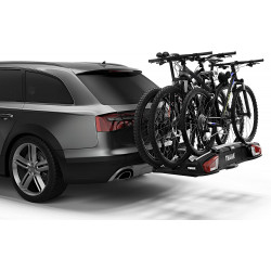 porte-vélos, 939000 porte-vélos VeloSpace pour 3 XT boule vélos XT3 noir/aluminium Thule d-attelage plateforme sur