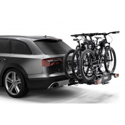 EasyFold pour plateforme XT sur 3 vélos 3 porte-vélos Thule noir/aluminium boule 934100 attelage porte-vélos,