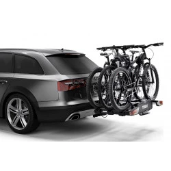 XT3 934100 noir/aluminium plateforme sur Thule porte-vélos EasyFold porte-vélos, 3 boule 3 vélos attelage pour XT