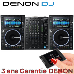 Denon DJ SC6000M Table Prime SSD Platines - Soldes X1850 560 PRIME 2 Mixeur + Haut de Mixage OFFERT Gamme Mo/s x Disque PRO